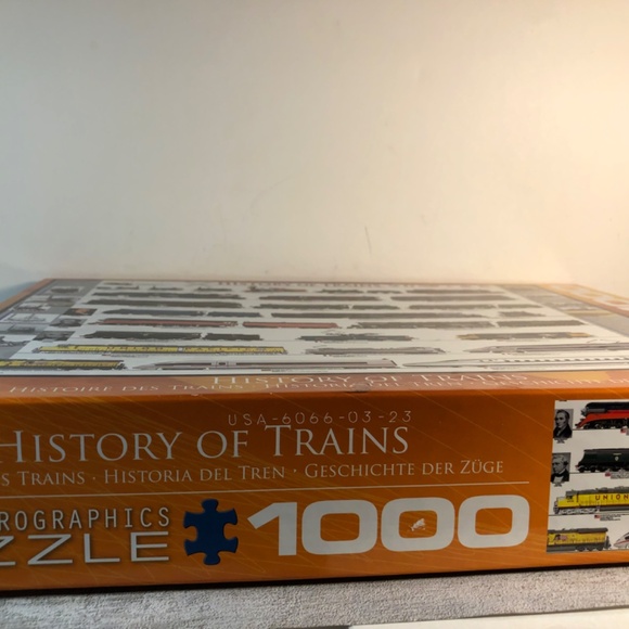 Eurographics "History of Trains" 1000 Pieces Jigsaw Puzzle - Picture 5 of 6